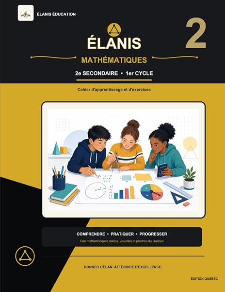 Cover of the workbook Mathématiques – 2e secondaire