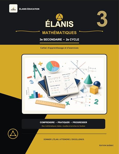 Cover of the workbook Mathématiques – 3e secondaire