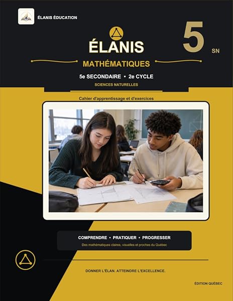 Cover of the workbook Mathématiques – 5e secondaire SN